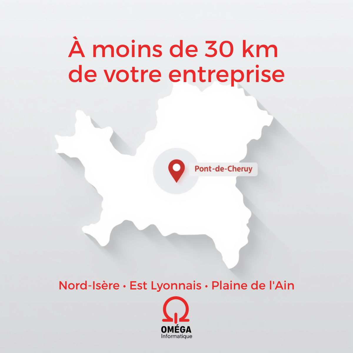 Zone d'intervention Oméga Informatique