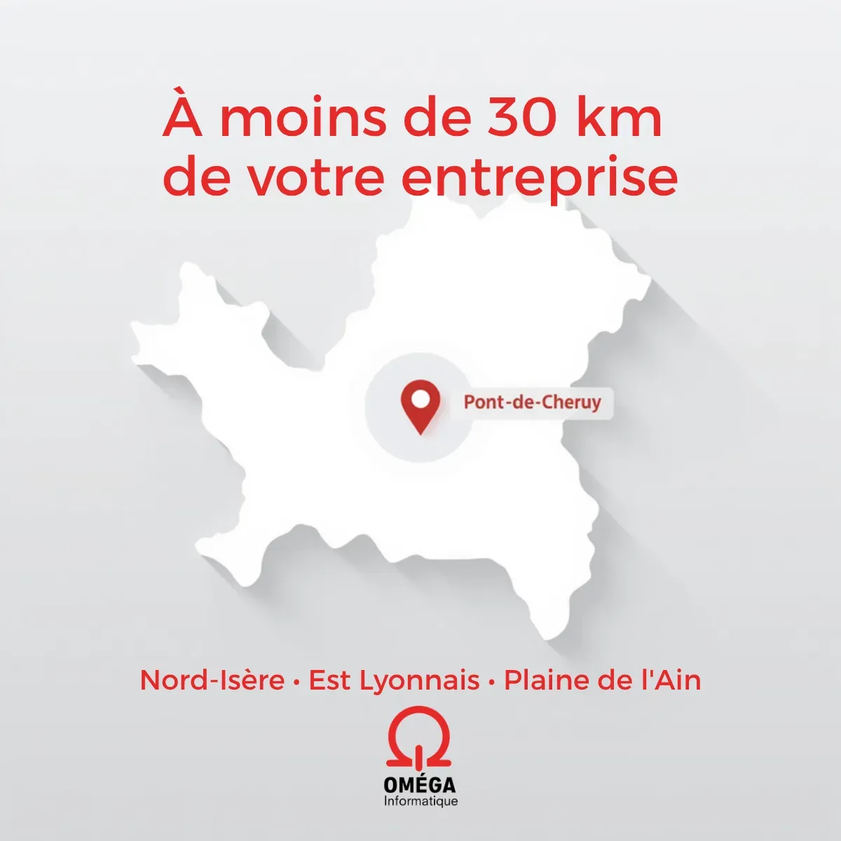 Zone d'intervention Oméga Informatique